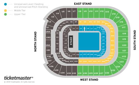 Take That Seating Plan - Principality Stadium