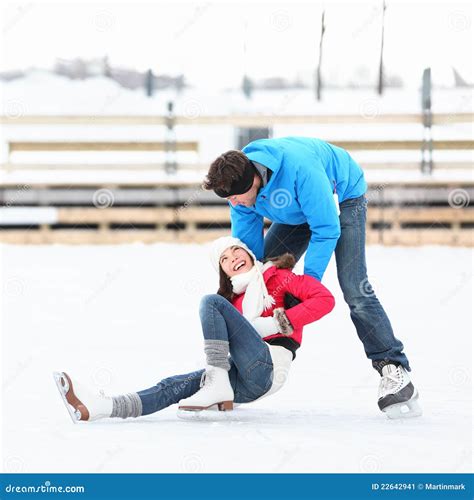 Cute Couples Ice Skating