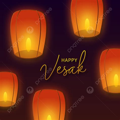 Vesak Lantern Vector PNG Images, Happy Vesak Lanterns Vector Design, Happy, Vesak, Lanterns PNG ...