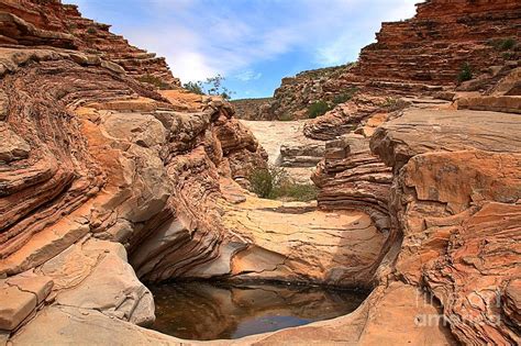 Ernst Tinaja Water Hole Photograph by Adam Jewell