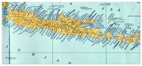 Map Of Java 2011 The Indonesian Island Of Java Showing B Flickr - Riset