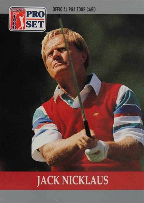 1990 Pro Set PGA Tour Jack Nicklaus #93 Golf - VCP Price Guide