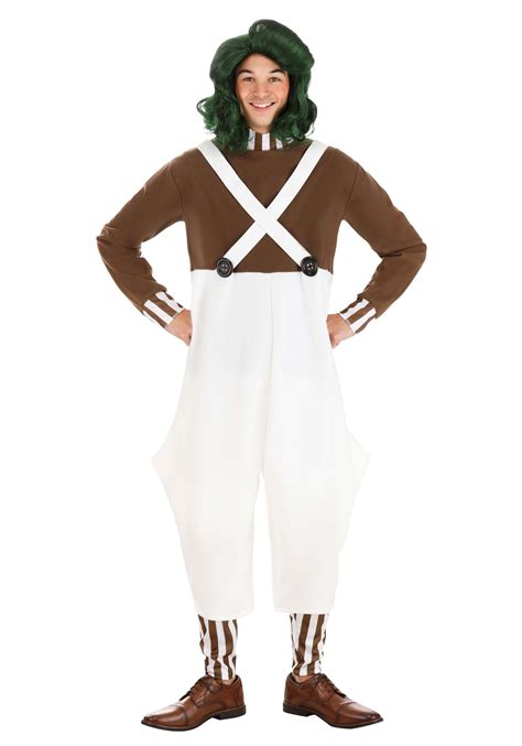 Adult Willy Wonka Oompa Loompa Costume