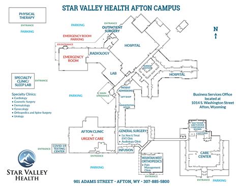 Main Campus Map - Star Valley Health