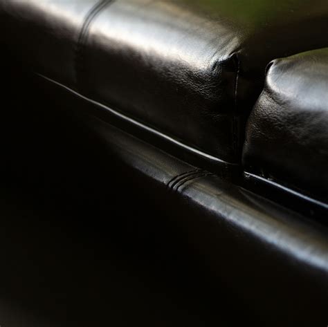 Black Leather Couch. My father, our home | by Ariane Malfait | Lit Up ...