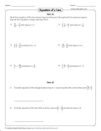 Free point slope equation worksheet, Download Free point slope equation ...