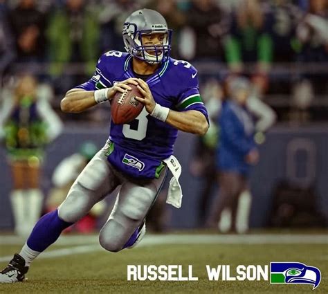 Russ rolling out in throwback jersey : r/Seahawks