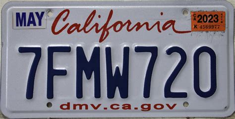 7FMW720 Pair - California - 2023 | Great American Plates