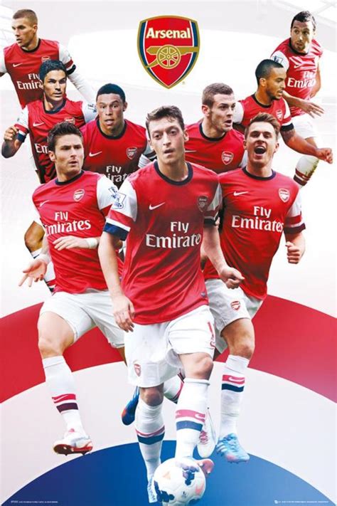 Arsenal Players Soccer Sports Poster 24x36 | eBay