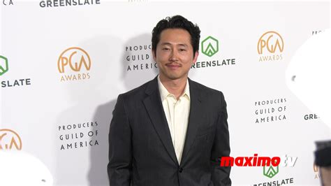 Steven Yeun 2024 Producers Guild Awards Black Carpet