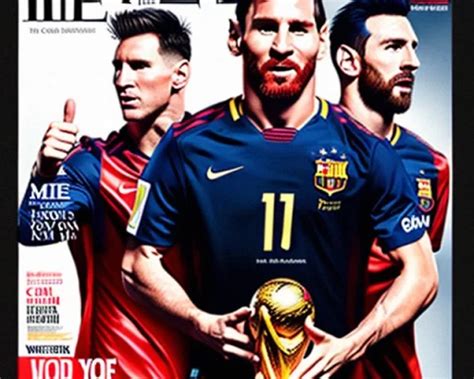 Ai Art Generator: Lionel Messi TIME magazine Person of the Year cover ...