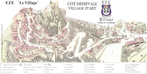 Eze le Village Map - Eze France • mappery