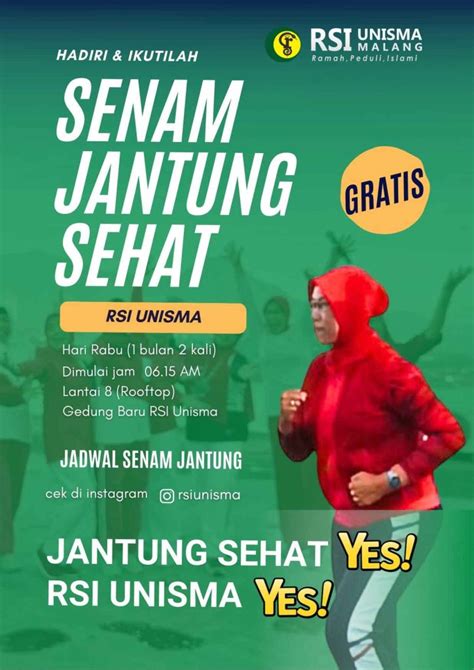 Senam Jantung Sehat di Malang Bersama Ketua YJI Malang Raya