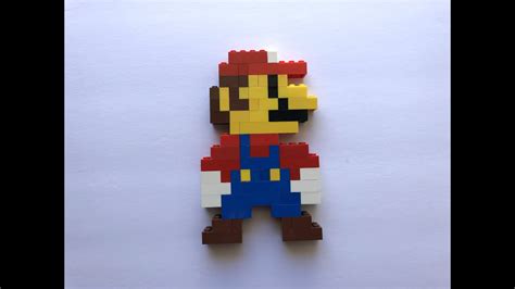 How To Build A Lego 8 Bit Super Mario (Retro) - YouTube