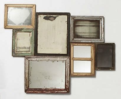 Tattered Style: Anthropologie Mirror Collage / DIY