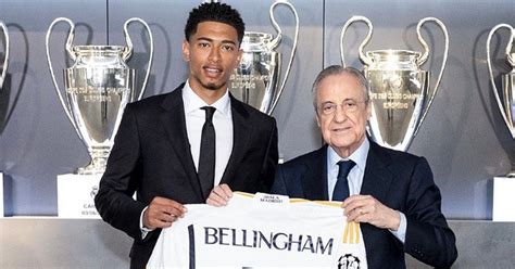 Jude Bellingham takes iconic Real Madrid shirt number as he's unveiled ...