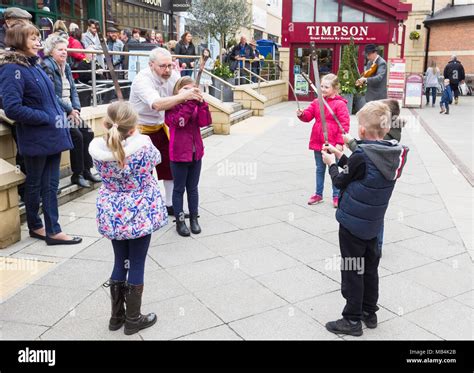 The 51st Northumbrian Gathering at Morpeth, Northumberland, UK in April 2018. A dancer in ...