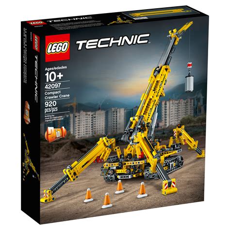 42097 LEGO Technic Compact Crawler Crane 2-in-1 Tower Crane 920 Pieces ...