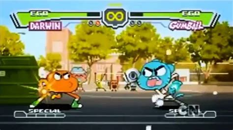 The Amazing World of Gumball - Gumball vs Darwin - Super Street Fighter ...