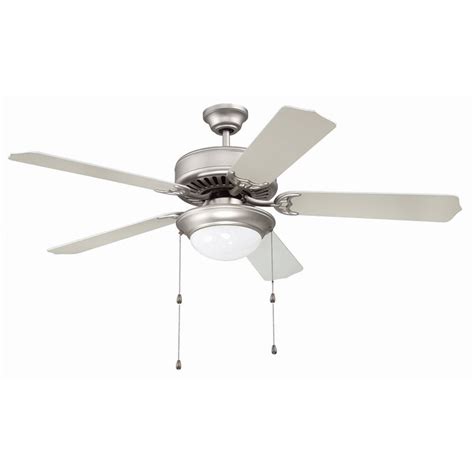 Craftmade Pro Builder 52 in. Indoor Ceiling Fan with Pointed Blades and Bowl Light - Walmart.com