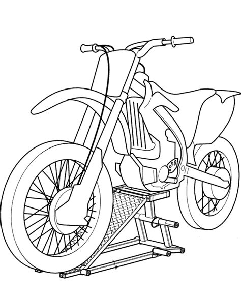 Coloring Pages For Kids Motorcycles