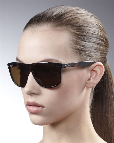 Lyst - Ray-Ban Oversize Polarized Wayfarer Sunglasses in Black