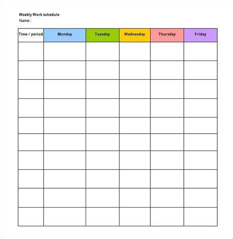 20 Monthly Work Plan Template Excel