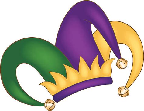 Mardi Gras Jester Hat Vector stock vectors - iStock