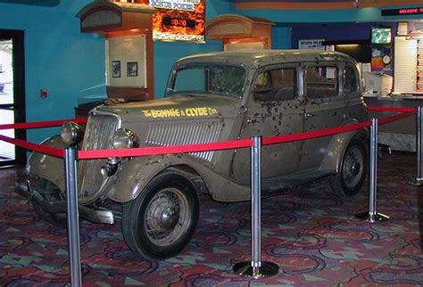 Bonnie and Clyde's Car - Bullet-Riddled 1934 Ford