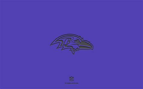 Download wallpapers Baltimore Ravens, purple background, American ...