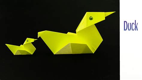 Origami Paper Duck - Simple and Easy!!