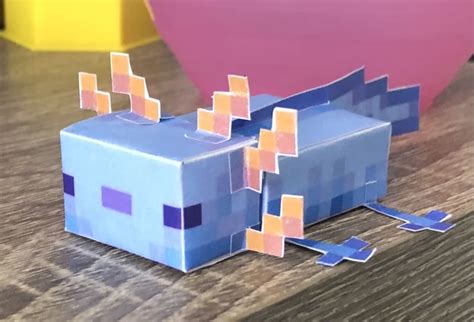 Papercraft Axolotl Papercraft Minecraft Skin Diy Minecraft Minecraft | Images and Photos finder