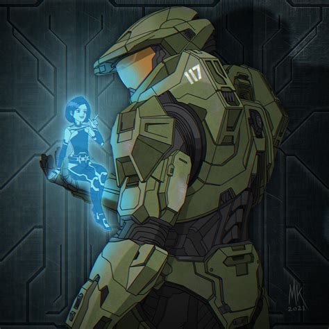 Chief and The Weapon - fan art by me : r/halo