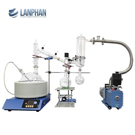 5L Short Path Distillation Equipment Lab Glass Vacuum Distillation System