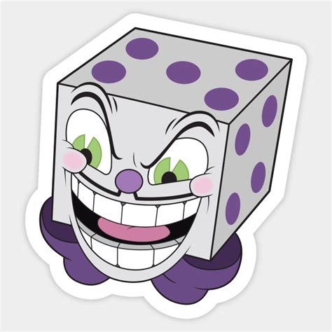 Cuphead / King Dice - Cuphead - Sticker | TeePublic