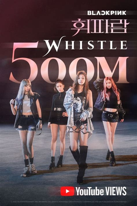 Blackpink's 'Whistle' music video hits 500 million views