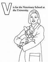Veterinary Coloring Pages For Education sketch template