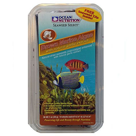 Ocean Nutrition - Ocean Nutrition Seaweed Brown [12g] - brązowe algi z czosnkiem - sklep ...