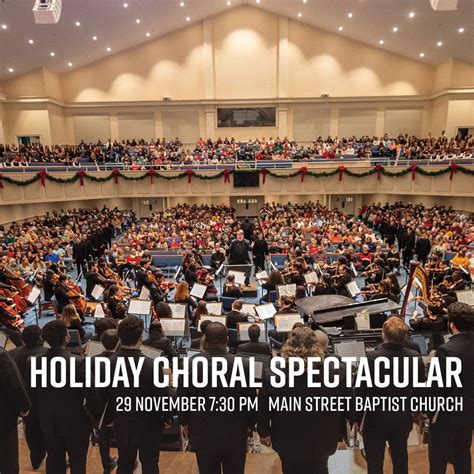 Holiday Choral Spectacular, Main Street Baptist Church - Hattiesburg ...