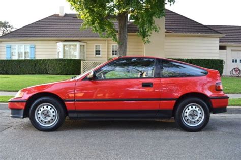 1991 Honda CRX HF - Low Miles - Excellent Original Condition ...