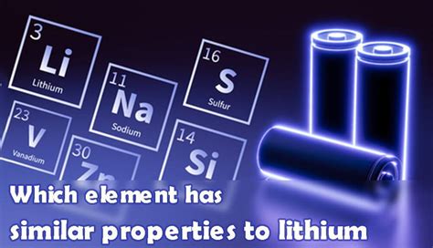 Why lithium popular and which element has similar properties to lithium ...