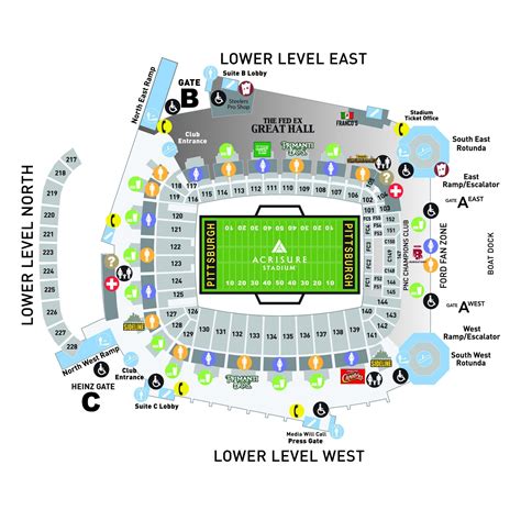 Acrisure Stadium Seating Chart - Seating plans of Sport arenas around ...