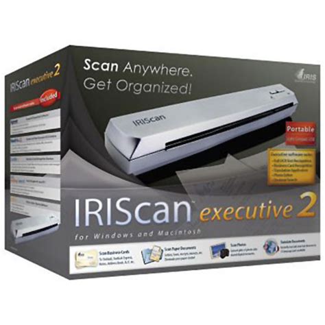 IRIS IRISCan Executive 2 Portable Color Sheetfeed Scanner