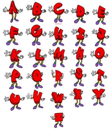 Dancing Alphabet Clipart