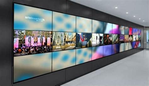 Installation of the Week: Huge Video Wall Welcomes Brookfield's Guests | Digital signage, Video ...