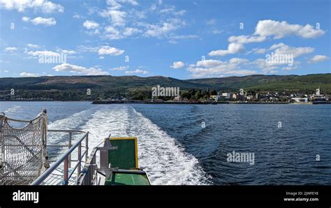 Ferry leaving Dunoon, Scotland Stock Photo - Alamy