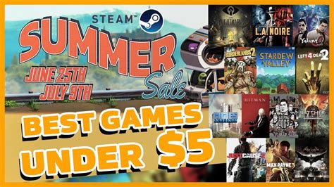 2020 Steam Summer Sale || 20+ best cheap / budget games UNDER $5 [ 250 ...