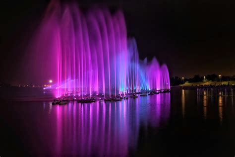 Water Fountain At Night · Free Stock Photo