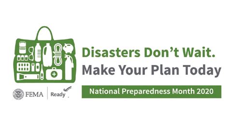 September is National Preparedness Month, our annual reminder to be ready for anything ...