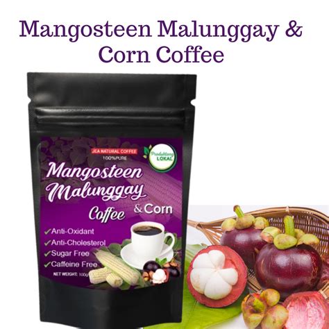 Produktong Lokal 100% Mangosteen Malunggay, Corn Coffee Sugar free ...